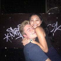 Me and my coworker Norah in an underground techno club in Shanghai, with whom I am still best friends with to this day.
